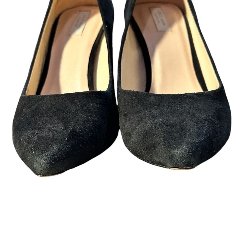 Cole Hann Suede Black Heels Sz 8 B - Picture 2 of 13
